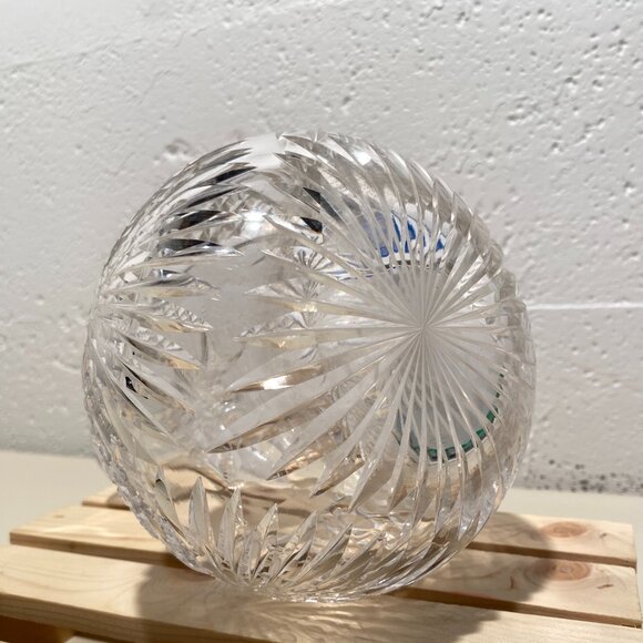 Antique American Rock Crystal Brilliant Cut Glass Vase - Picture 5 of 9